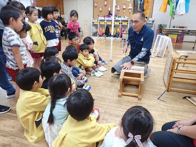 のこぎり見学