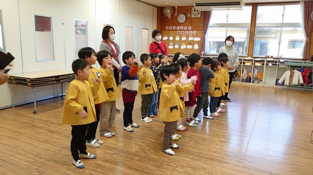 幼稚園２学期終業式　歌