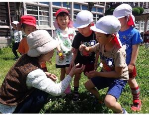 幼稚園　愛美会との交流
