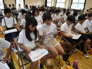 ＰＴＡ人権講演会（ワークシートを使って考える）