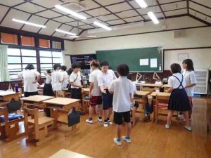 5年生の学級での様子