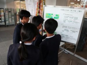 市役所の配置図で「長寿福祉課」を探して・・・