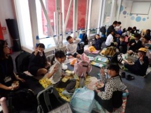 海遊館でお弁当