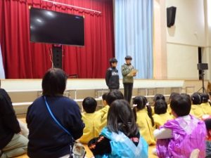 児童会代表のはじめのことば