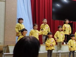 幼稚園の発表