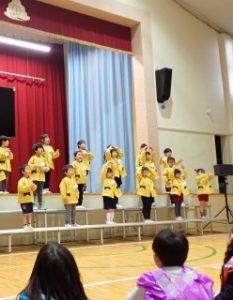幼稚園の発表