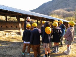 登り窯の見学