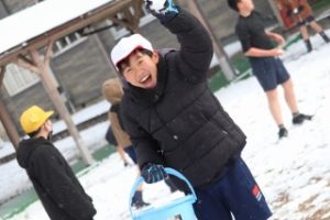 満面の笑みの６年生